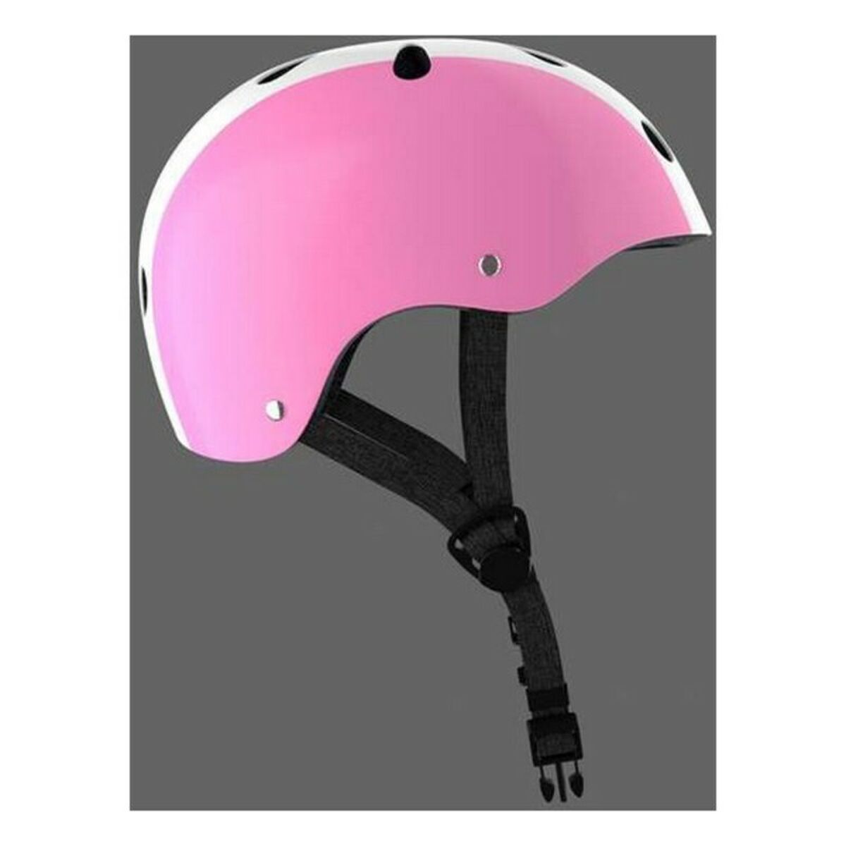 Hjälm för barn Moltó Rosa Vit 48-53 cm